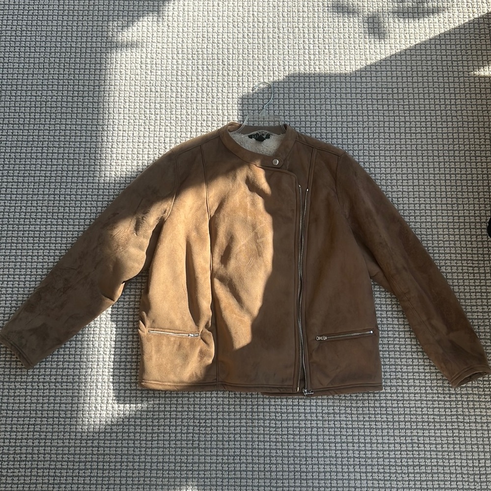 Ralph Lauren coat with faux fur lining
